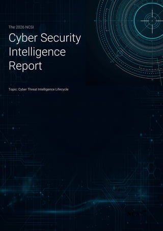 Comprehensive Guide to the 2026 Cyber Threat Intelligence Lifecycle | PDF