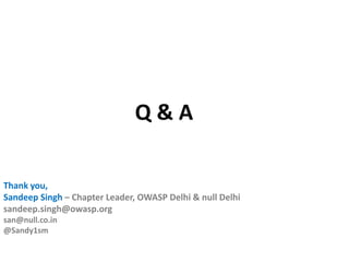 Cyber threat Intelligence and Incident Response by:-Sandeep Singh