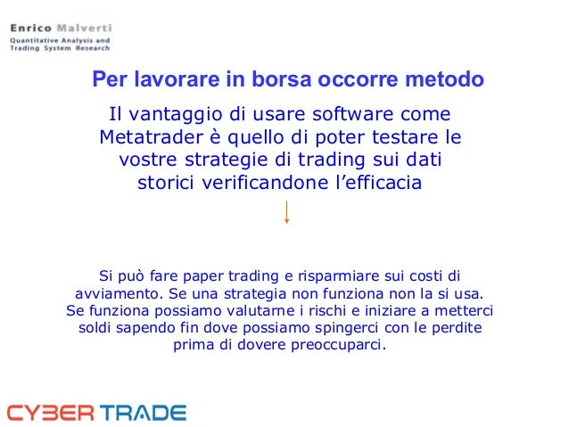 Ottimizzare trading system