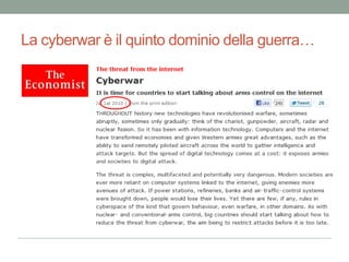La cyberwar è ilquintodominiodellaguerra…