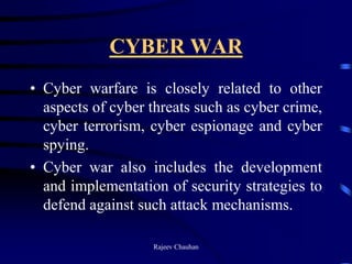 Cyber warfare capabiliites : A Reality Check