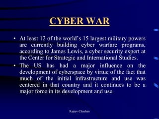 Cyber warfare capabiliites : A Reality Check