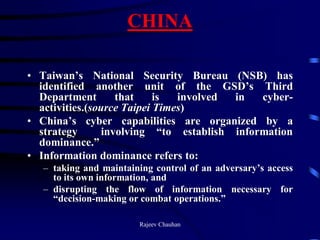 Cyber warfare capabiliites : A Reality Check