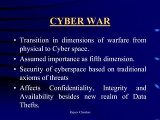 Cyber warfare capabiliites : A Reality Check