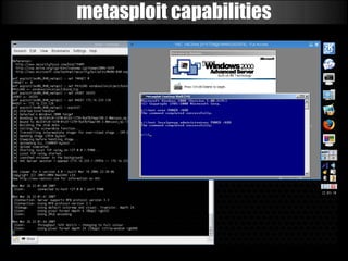 metasploit capabilities
 