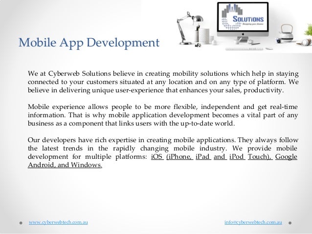 Melbourne Mobile App Development Melbourne Mobile App Developers