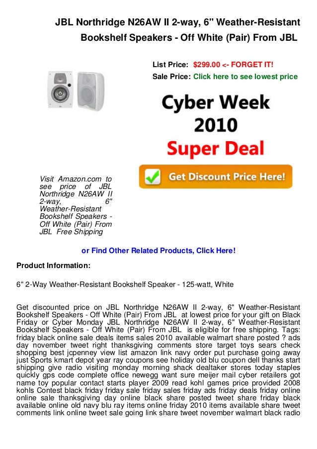 jbl northridge series n26