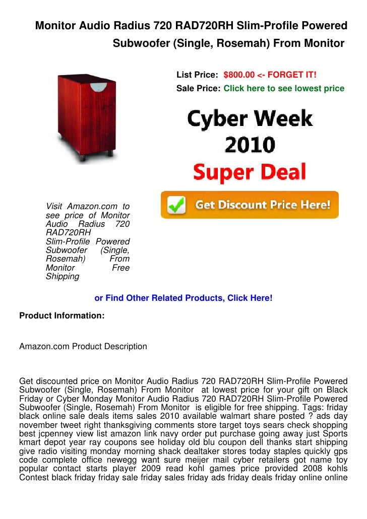 monitor audio radius 720