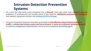Network Security IDS and IPS VPN Firewalls | PPT