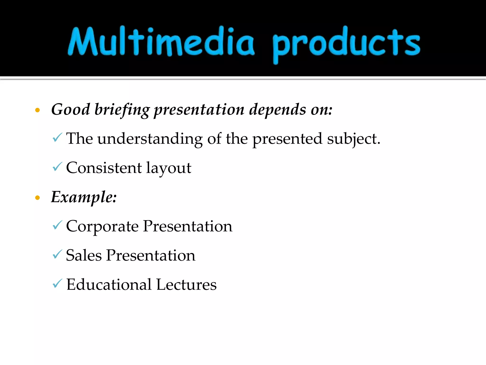 multimedia and computer graphics | PPSX