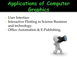 •

•
•

User Interface
Interactive Plotting in Science Business
and technology.
Office Automation & E-Publishing.

 