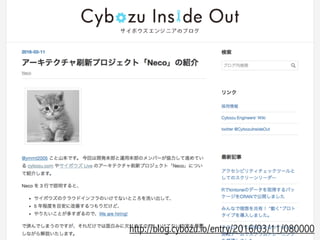 http://blog.cybozu.io/entry/2016/03/11/080000
 