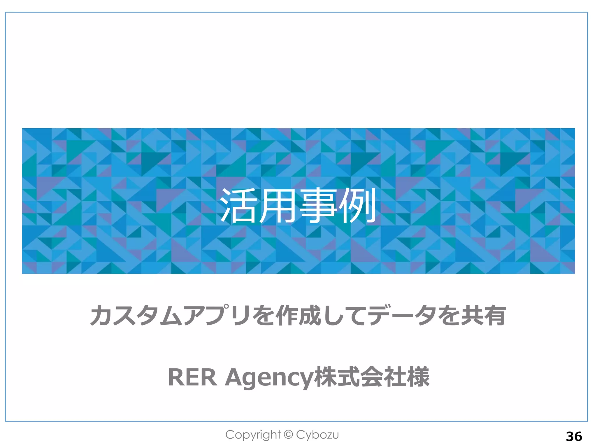 各カスタムパーツに関するお問い合わせ専用ページ カスタムアプリ「社員名簿」 | グループウェア サイボウズ Office