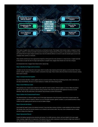5 Common Supply Chain Attacks and How They Work | CyberPro Magazine | PDF