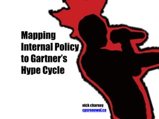 Mapping
Internal Policy
to Gartner’s
Hype Cycle


                  nick charney
                  cpsrenewal.ca
 