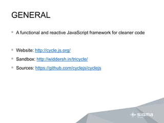 Cycle.js overview | PPT