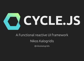 Cycle.js - A functional reactive UI framework | PDF | Web Development ...