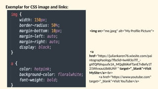 Creating an Accessible Personal Webpage Using HTML and CSS for Grade 7 ...