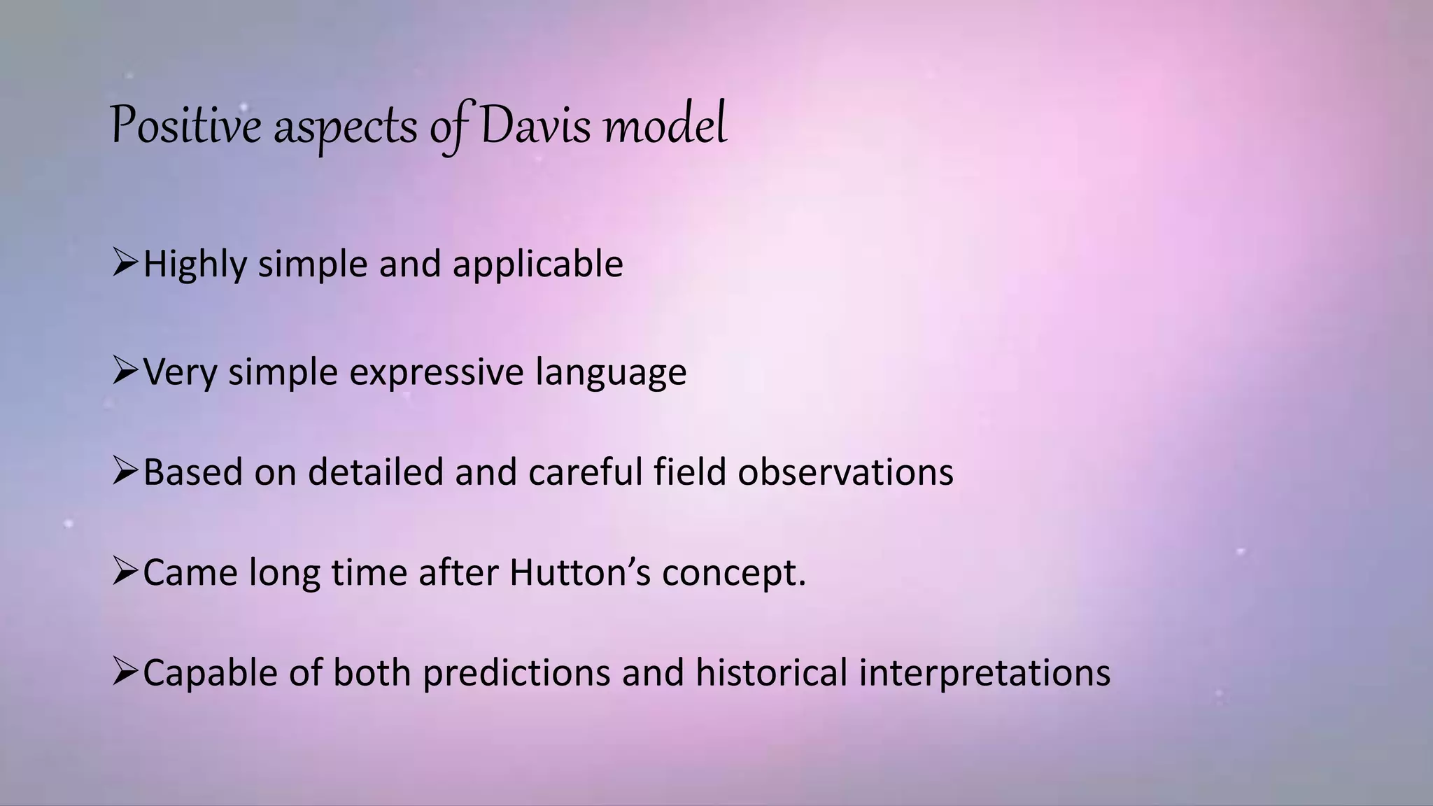 Cycle of erosion, davis and penk | PPTX