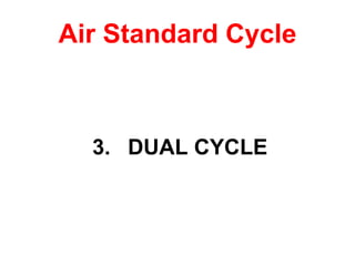 Air Standard Cycle
3. DUAL CYCLE
 