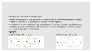 Cycle sort | PPTX