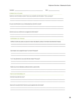 Professeur-Chercheur : Hammoucha Yassine
18
 