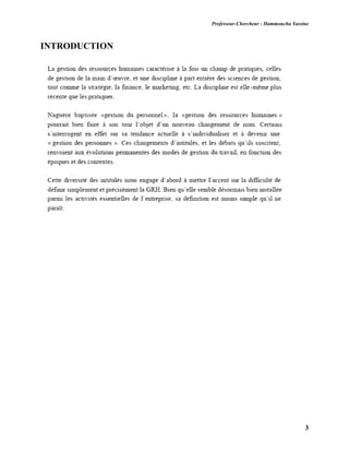 Professeur-Chercheur : Hammoucha Yassine
3
INTRODUCTION
 