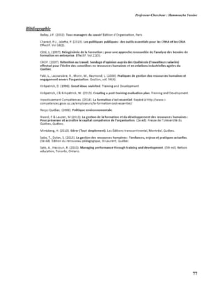 Professeur-Chercheur : Hammoucha Yassine
77
Bibliographie
 