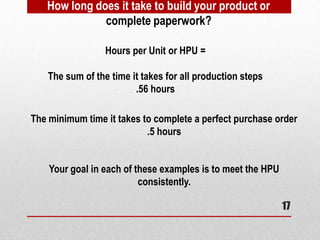 Cycle time analysis | PPT