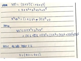 Introduction to Cyclic Code with example.pptx