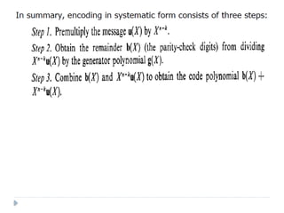 Introduction to Cyclic Code with example.pptx