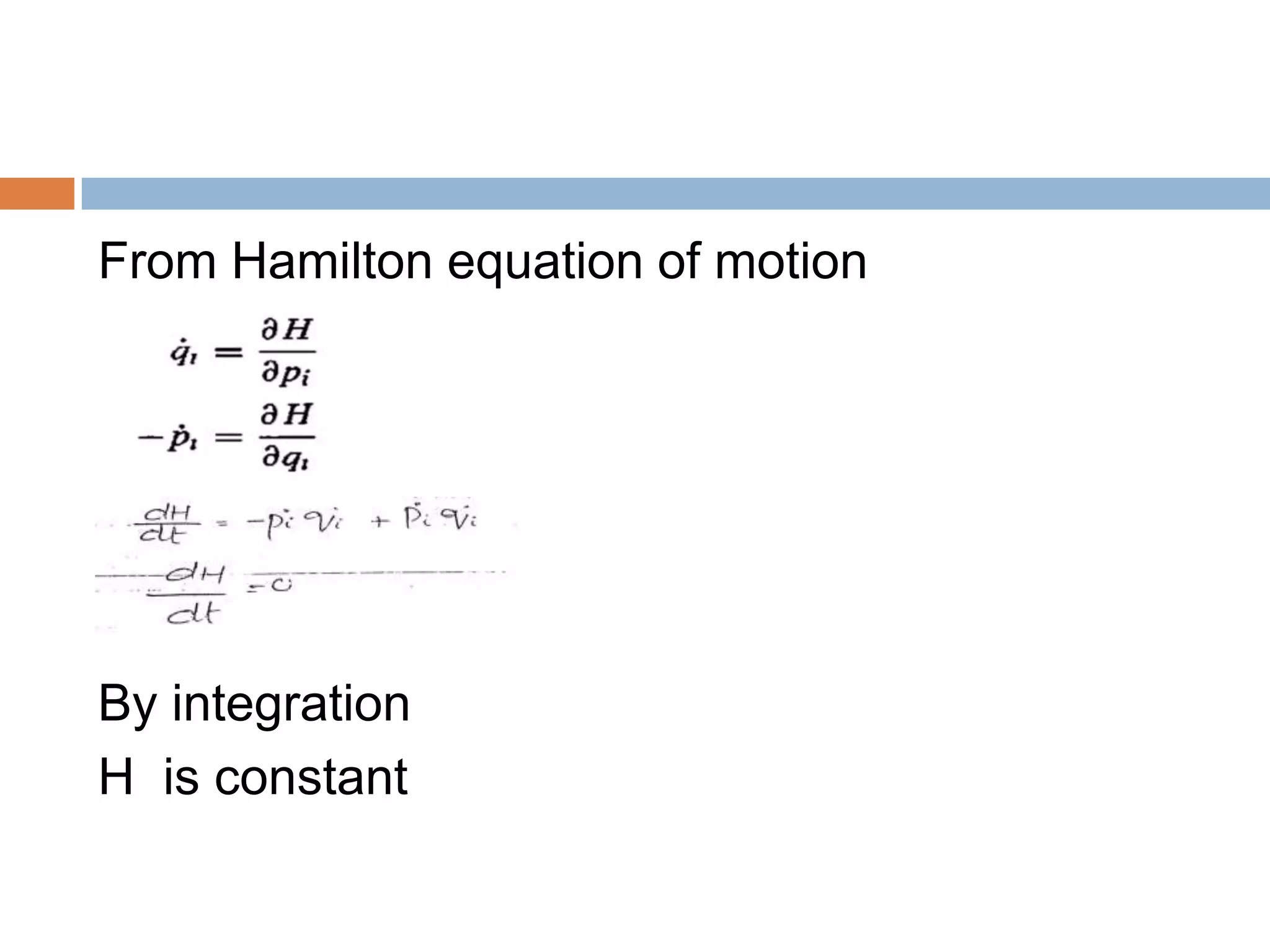 Cyclic coordinates and conservative theorem present ation by haseeb | PPT