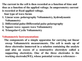 Cyclic voltammetry | PPTX