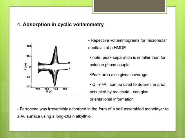 Cyclic Voltammetry: Principle, Instrumentation & Applications | PPT