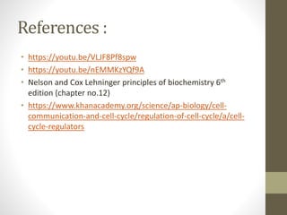 Cyclin dependent kinases | PPTX