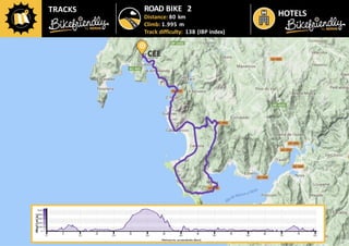 Cycling scheduled departures at costa da morte (death coast), galicia, spain