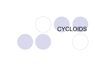 CYCLOIDS
 