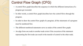 Calculation of Cyclomatic complexity | PPTX