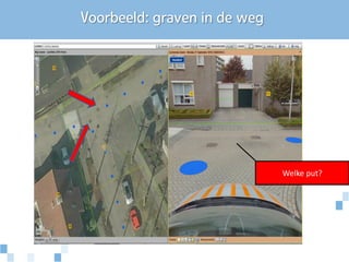 Voorbeeld: graven in de weg




                              Welke put?
 