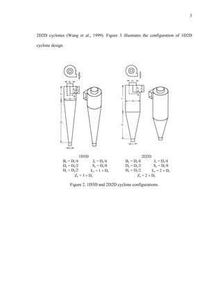 Cyclone Design Formulas Cyclone design | PDF
