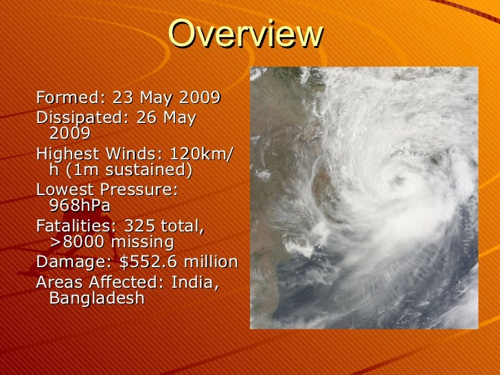 cyclone case study in india