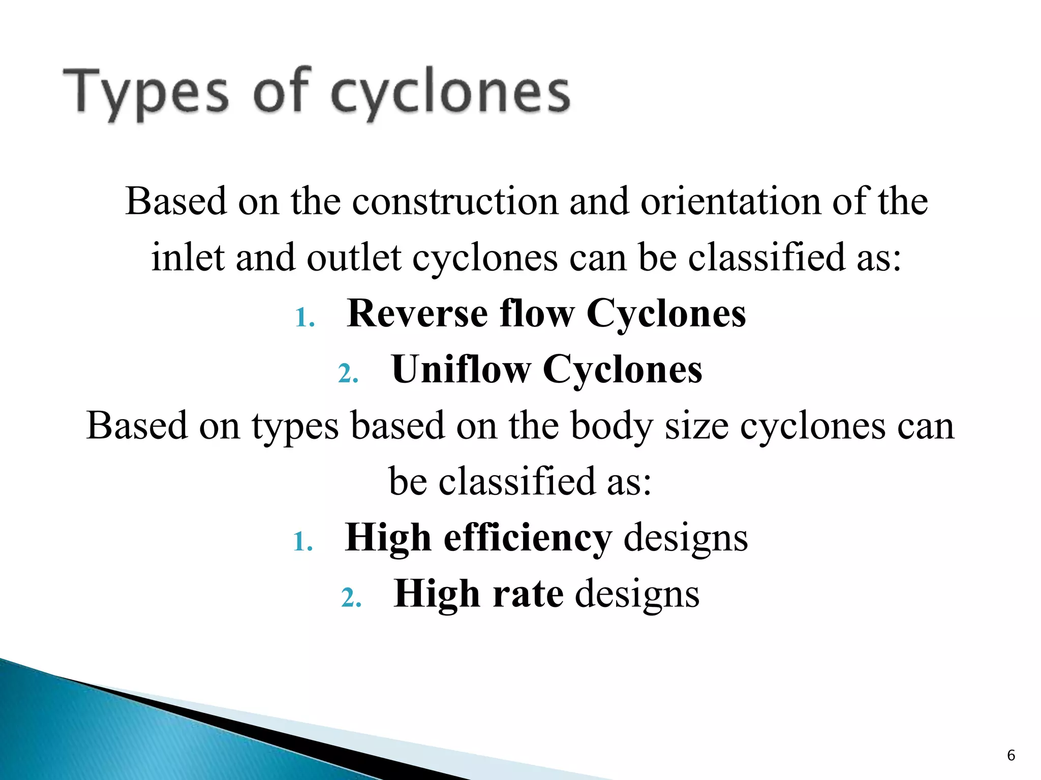 Cyclone separator | PPTX