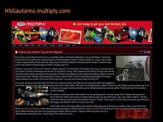 HSGautama.multiply.com 