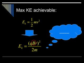 Max KE achievable: ………… .. 