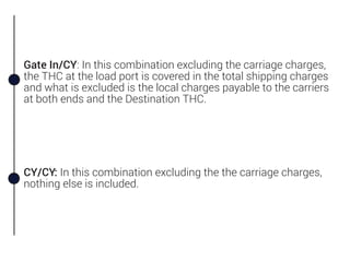 CY/CY Term and its Relation to Ocean Freight Costing | PDF