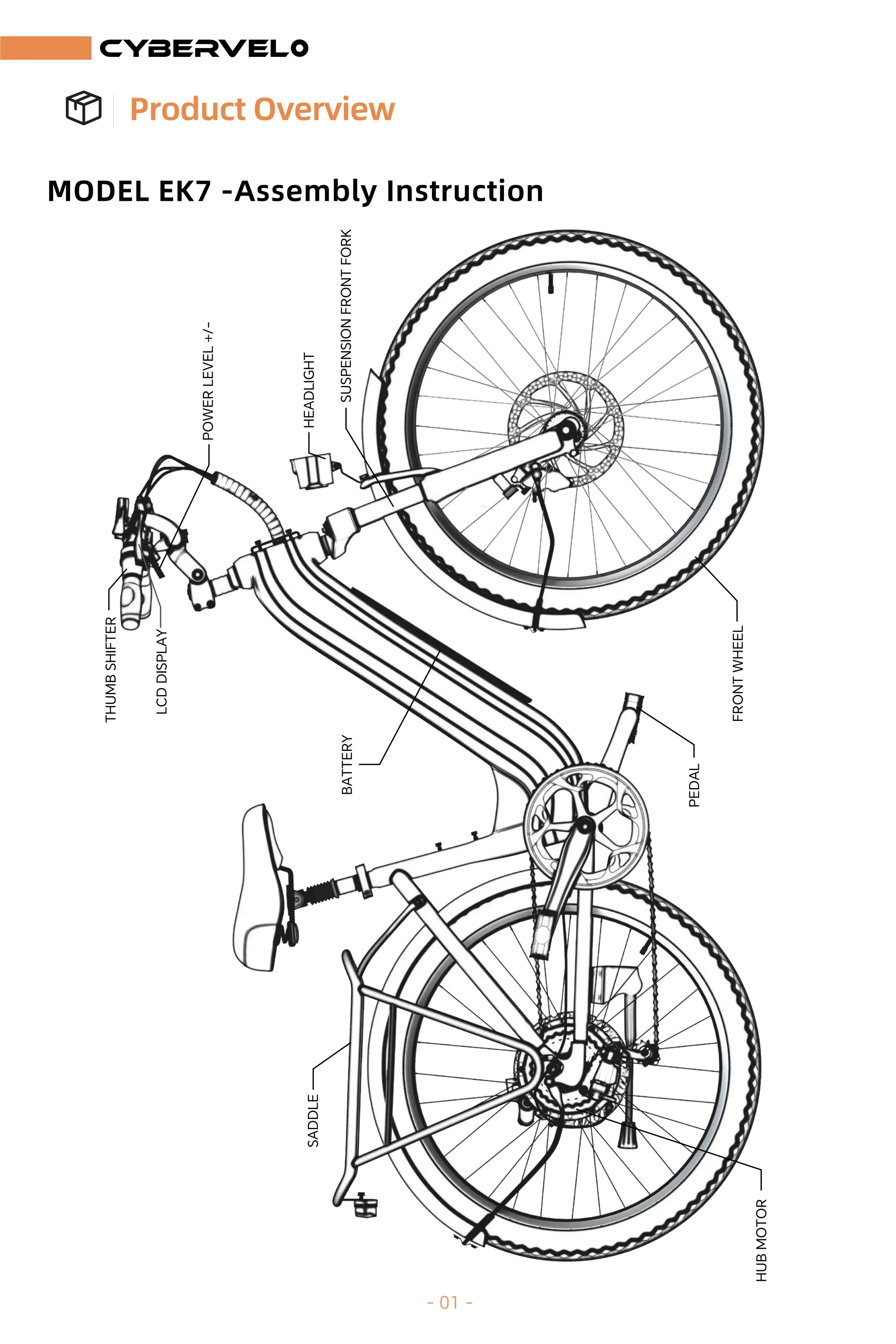 CYBERVELO EK7 Electric Bike: Official User Manual & Maintenance