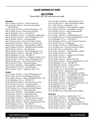 Fall 2013 CyFair ALLSchedule | PDF