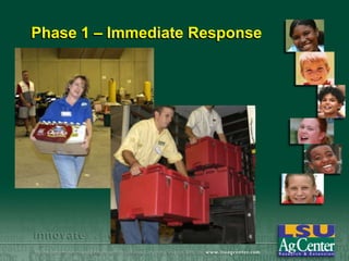 Phase 1 – Immediate Response

 