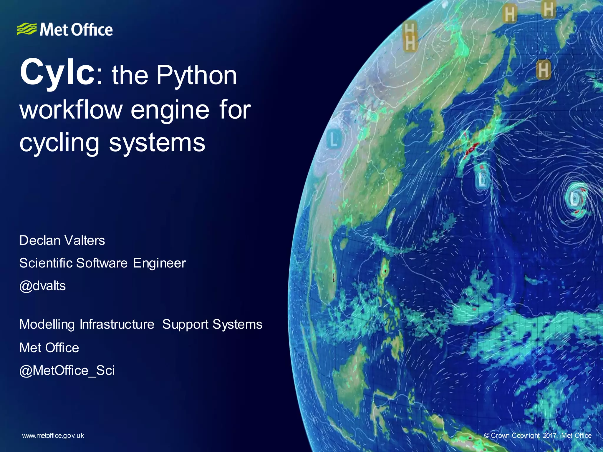 Cylc - the Python workflow engine for cycling systems. | PPT