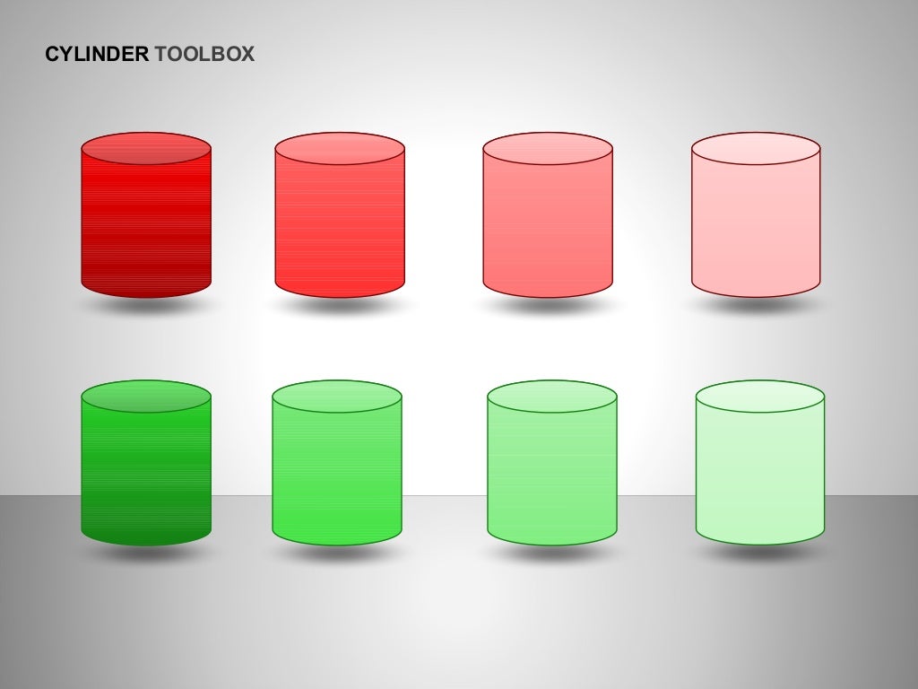 Free Cylinders Shapes for PowerPoint